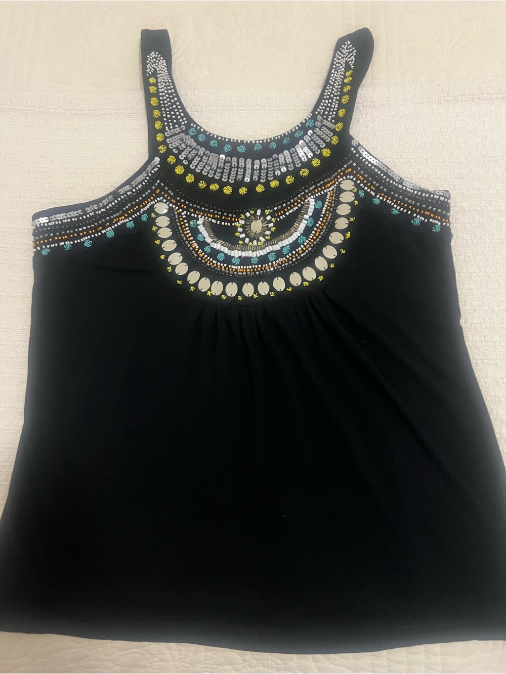 Beautiful Beaded Boston Proper soft knit top